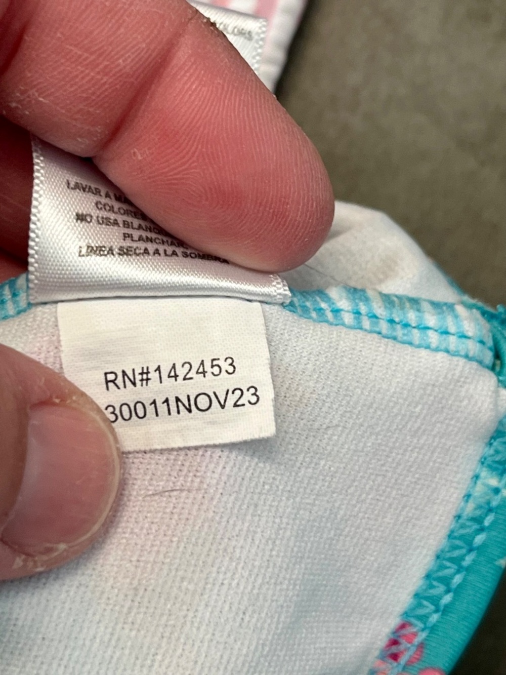 Ruffle Butts Toddler Fancy Me Floral Seersucker Tankini Swim Suit Size 4T - Picture 9 of 12